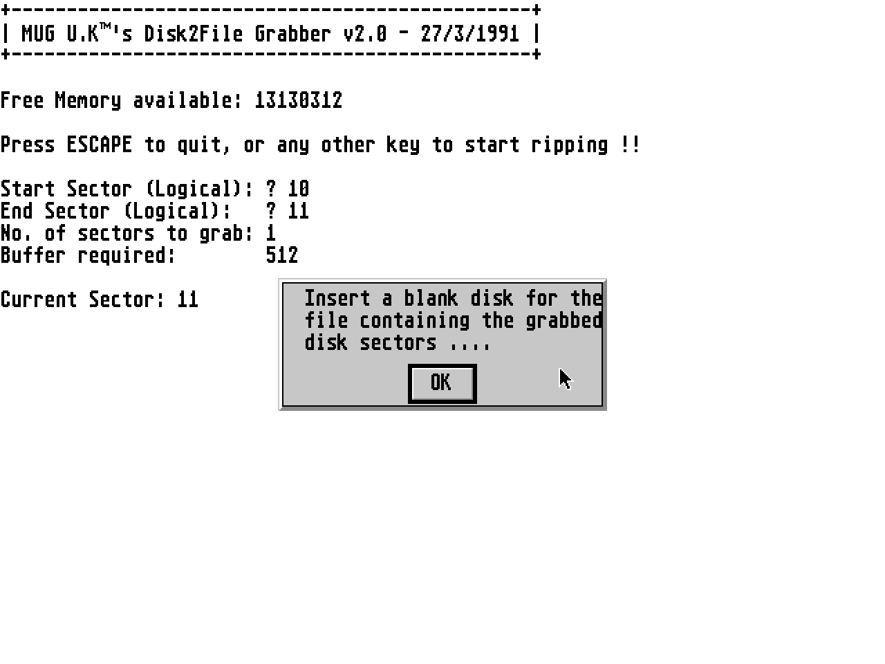 Disk2File Grabber — screenshot 1